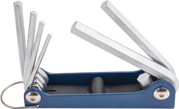 Schroevendraaier-set 6-delige handklaphouder SW 3-10 mm S2-staal TECWERK