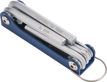Schroevendraaier-set 6-delige handklaphouder SW 3-10 mm S2-staal TECWERK