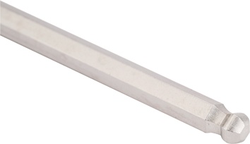 Clé mâle coudée à six pans ouv. de clé 6 mm long, tête sphérique 180 x 32 mm TW