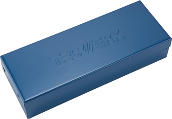 Schroevenverwijder-set 8-delig 1/2 inch in plaatstalen cassette TECWERK