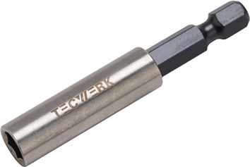 Bithouder 1/4 inch F 6,3 1/4 inch C 6,3 magneet lengte 60 mm TECWERK