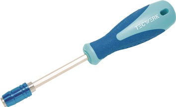 Bit hand holder 1/4 inch with quick-change chuck blade length 100 mm 2-component