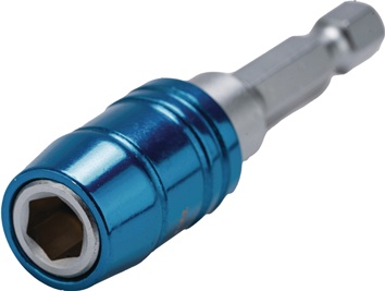 Bit holder 1/4 inch F 6.3 1/4 inch C 6.3 + E 6.3 quick-change chuck length 65 mm
