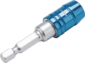 Bit holder 1/4 inch F 6.3 1/4 inch C 6.3 + E 6.3 quick-change chuck length 65 mm