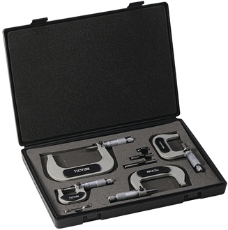 Jeu de micromètres d'extérieur DIN 863/1 de 0 à 100 mm TECWERK