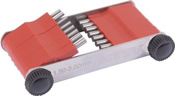 Sproeiermaat 1,5-3,0 mm stiftaantal 16 st. TECWERK
