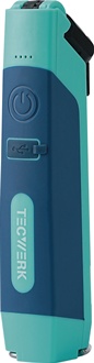 LED-accuhandlamp 3,7 V 2.500 mAh li-ion 18650 5 W 500/170 lm laadtijd 3 h TECWER