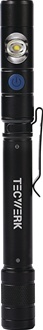 LED-Stiftleuchte Li-ion 90m blau/schwarz TECWERK