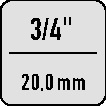 Klucz dynamometryczny 3/4 cal. 150-750 Nm podziałka skali 1 Nm PROMAT