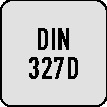 Frez do wpustów DIN 327 D typ N śred. znamionowa 20 mm HSS-Co8 TiCN DIN 1835 B l