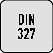 Frez do wpustów DIN 327 typ N śred. znamionowa 20 mm HSS-Co8 TiCN DIN 1835 B lic