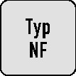 Frez trzpieniowy DIN 6527 L typ NF-UNI śred. znamionowa 16 mm VHM TiAlN 45 stop.