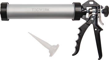 Kitpistool professional gesloten v.310 ml patronen/zakken tot 400 ml TECWERK