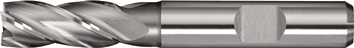 Schaftfräser DIN 844 TypN D.3mm HSS-Co8 Weldon Z.4 kurz TECWERK