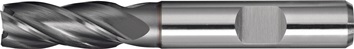 Schaftfräser DIN 844 TypN D.18mm HSS-Co8 TiCN Weldon Z.4 kurz PROMAT