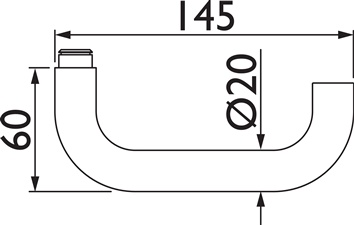 Zestaw ochronny NW-101-1 stal szlachetna 72 mm 36–53 mm TECWERK