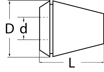 Spantang type ER 25 / 430 E span-d. 10 mm TECWERK