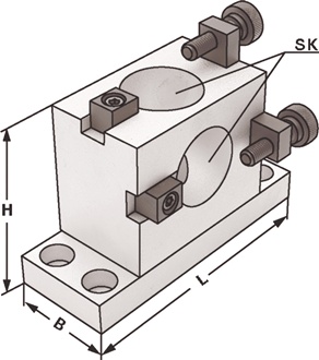 Blok montażowy SK50 aluminium TECWERK