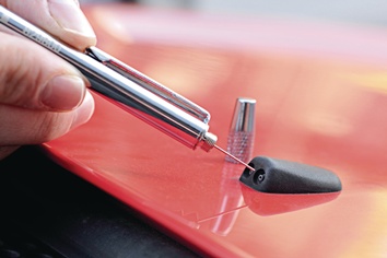Telescopic magnetic pick-up tool overall L 670 mm mag. head dm 6 mm load-bearing