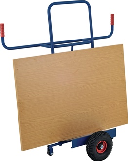 Panel barrow Tragfähigkeit 350 kg height 1,440 mm supp. surf. L500xW200 mm pneum