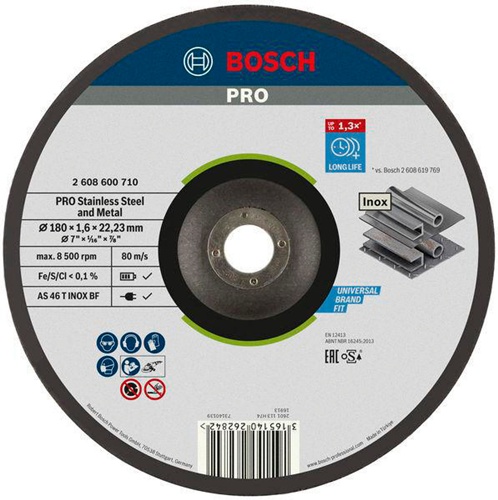 PFERD Trennscheibe PSF STEELOX – 115x2,4x22,23 Mm, Gekröpft, Für Stahl & Edelstahl