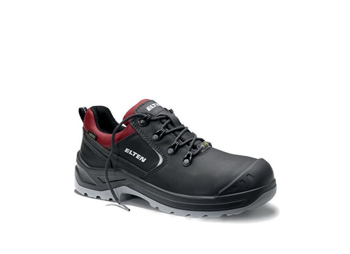 ELTEN Sicherheitsschuhe Hannah XXTL black-red Low, ESD, S3S, Halbschuhe, Stahlkappe, Mikrofaser & Textilmaterial, Gr. 39 – Böttcher AG