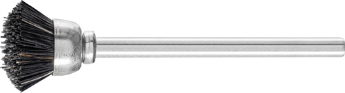 Topfbürste ungezopft TBU 100mm M14 SiC-Filament-0,90 Korn 120 Winkelschleifer