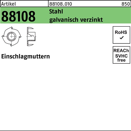 amerikanische Form 50 St/ück M8 Fl/ügelmuttern Edelstahl /ähnlich DIN 315 VA A2 V2A