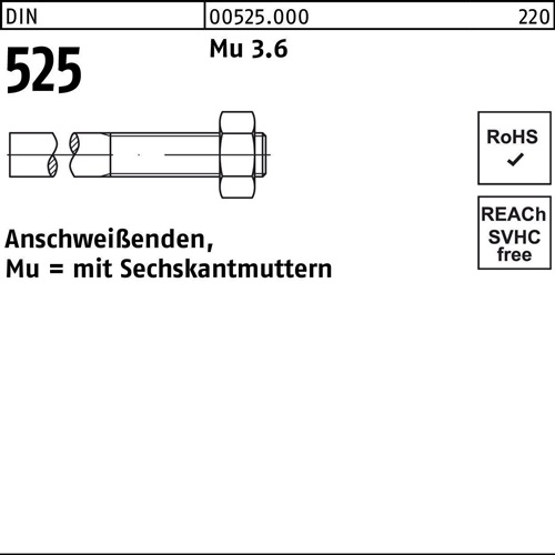 Passfeder DIN 6885 6x100 rundstirnig ohne Bohrung Stahl C45 50 St, € 19,49
