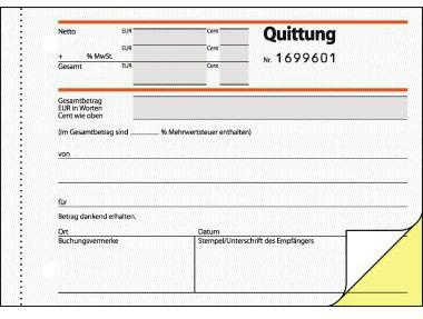 50 Quittungsblöcke Quittung selbstdurchschreibend mit Durchschlag Quittungsblock 50 Quittungsblöcke Quittung selbstdurchschreibend mit Durchschlag Quittungsblock