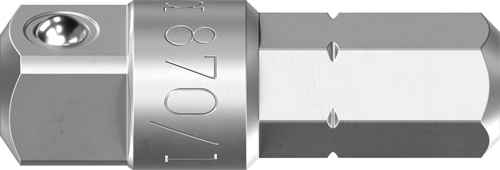 Wera 780 A/1 Verbindungsteil – 1/4 Zoll Auf 1/4 Zoll, 25 Mm, Mit Kugelfangrille