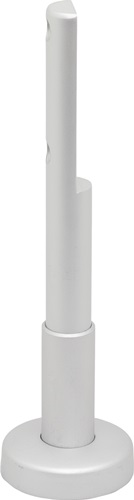 DENI Trennwandstütze mit Auflagewinkel M12 für Höhen Bis 110 mm silber eloxiert
