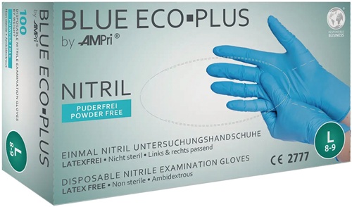 MAI MED Grip PF Guanti Monouso In Nitrile, Taglia S, AQL 1.5, Confezione Da 100 Pezzi, Uso Professionale E Domestico