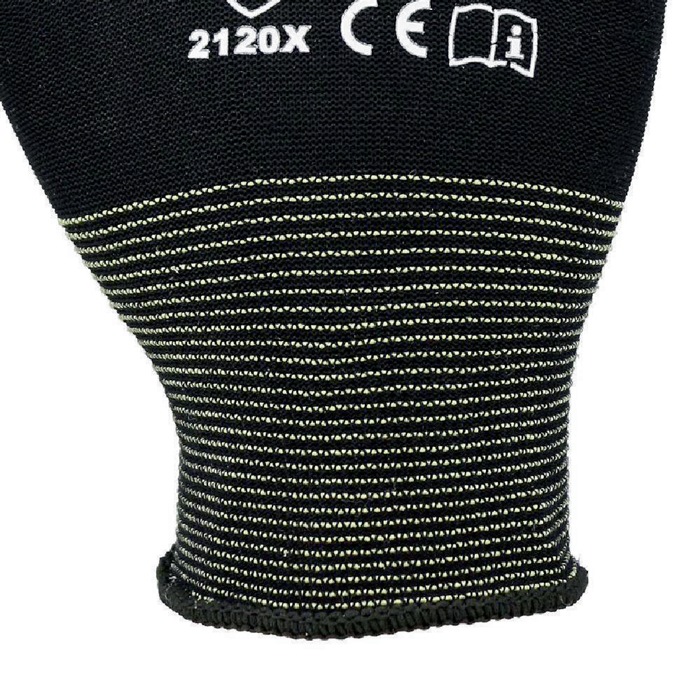 Handschuhe Gre 7 schwarz Polyamid m. Soft-Polyurethan ASATEX Aichinger  Werkzeuge