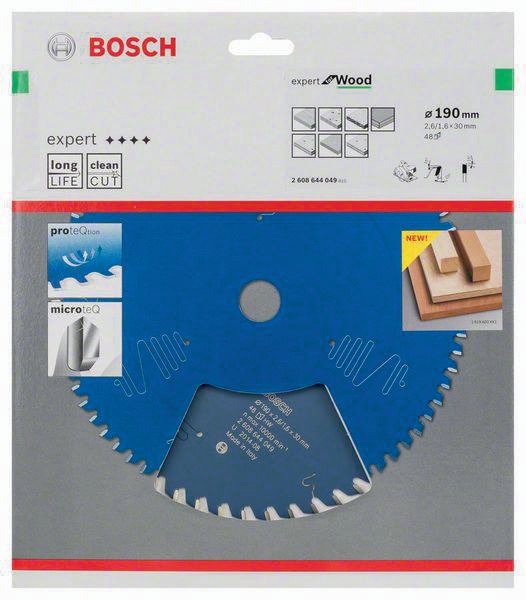 Jepsen-Handel Kreissägeblatt Expert for Wood Außen-Ø 190 mm 