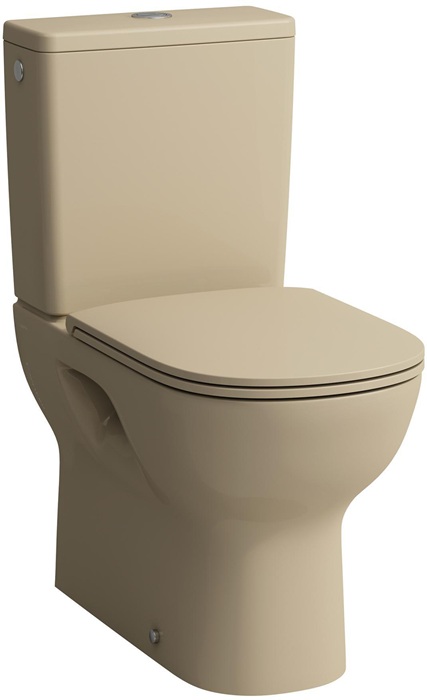 ⚙ Stand-WC Kombination LUA Tiefspüler, 360 x 650 mm, Abgang waagere Standmontage ohne Spülrand beige bahamabeige LAUFEN ⚙