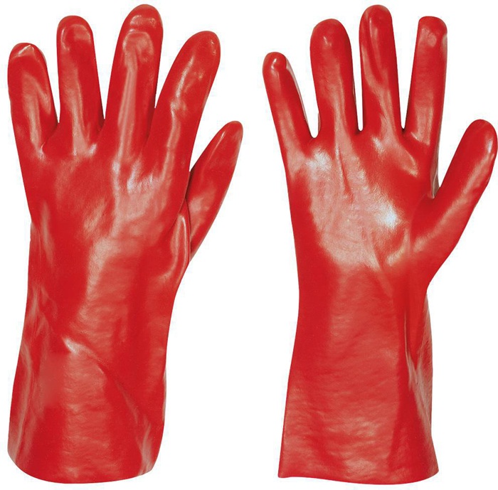 Handschuh DENVER Gre 10 rot EN 420/EN 388 PSA-Kategorie II FELDTMANN