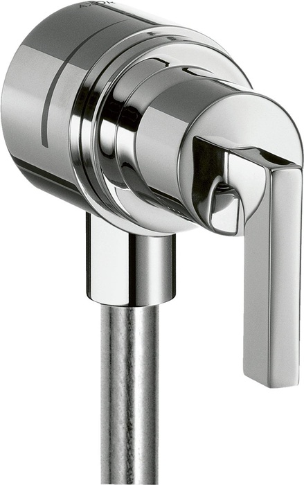 Schlauchanschluss AXOR CITTERIO FIXFIT chrom DN 15, mit Absperrventil ...