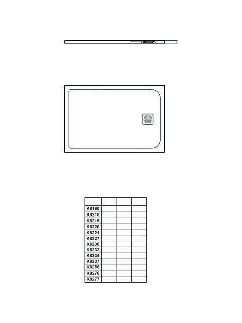 Werkzeug-Jäger GmbH - Online-Shop: Rechteck-Brausewanne ULTRA FLAT S ...