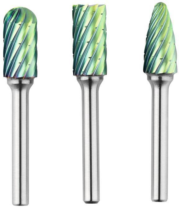 Hartmetallfräser-Set professional premium 3-teilig Schaft-D.6mm METABO 