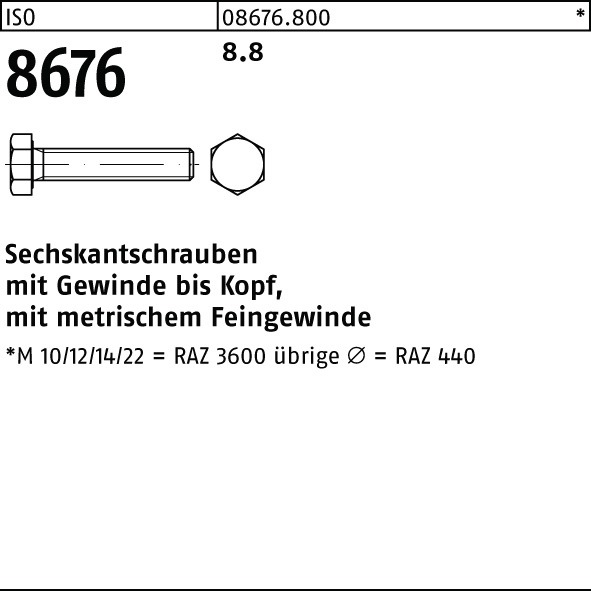 verzinkt farbl Innensechskant M 8 x 22 10.9 galv 10x DIN 912 Zylinderschraube