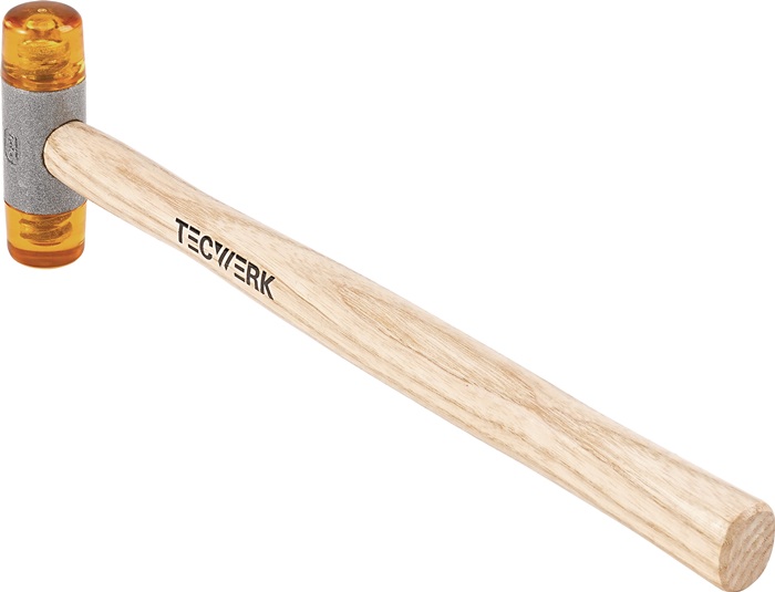 Plastikhammerkopf Celluloseacetat rot TECWERK, 1,2