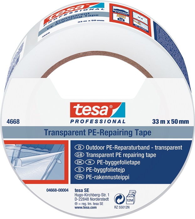 Waytex Profi-Klebeband Transparent, 19 Mm X 33 M, Stark Haftend - Für Büro, Verpackung & Basteln