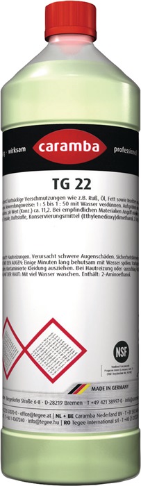 Industrial cleaner TG 22 1 l concentrate bottle CARAMBA