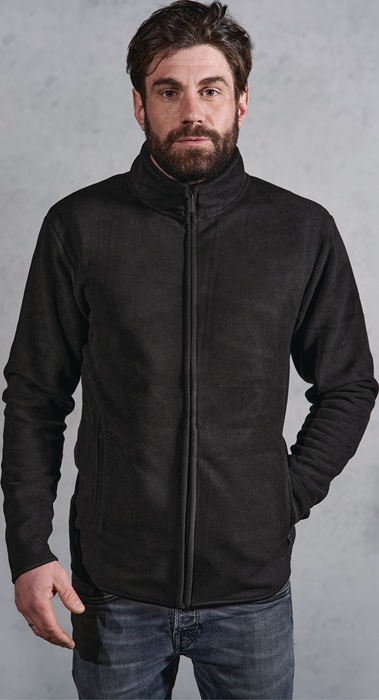 Koch Werkzeuge Men s Double Fleece Jacket GroBe XXL black PROMODORO