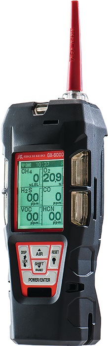 Gaswarnmessgerät GX 6000 6-Gas Messgerät Messbereich ppm / ppb RIKEN KEIKI
