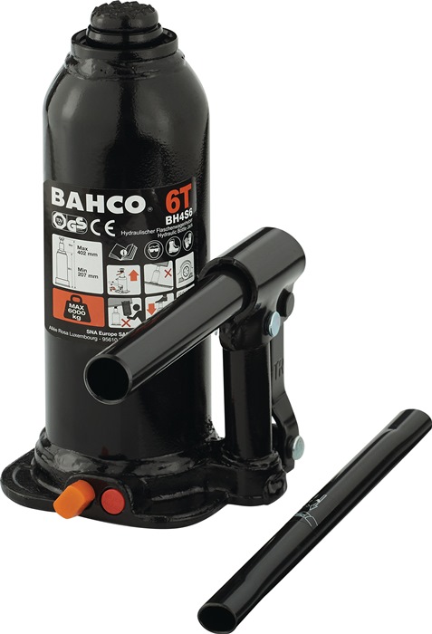 BAHCO Cric à palan pour voiture capacité de charge 6 t course 413 mm cric à p... 