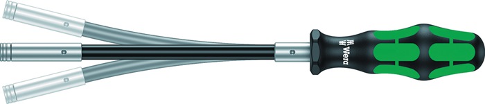 Tournevis porte-embouts pour embouts avec tige flexible - 6,3 mm (1/4)