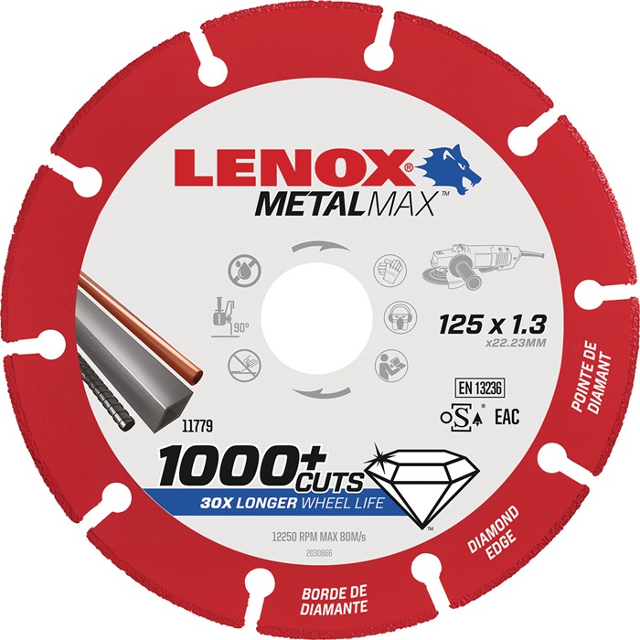 Disque diamant Métal Max - pour inox acier - 125 mm