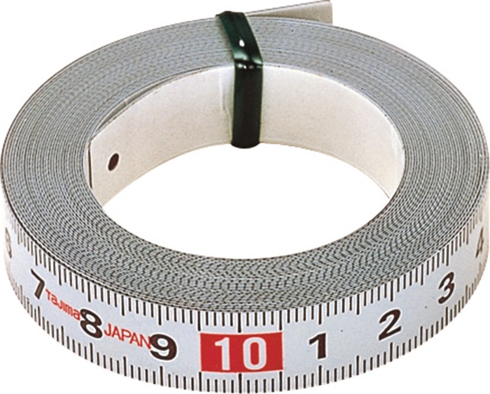 Mètre-ruban longueur 1 m largeur de bande 13 mm mm/cm autocollant TAJIMA